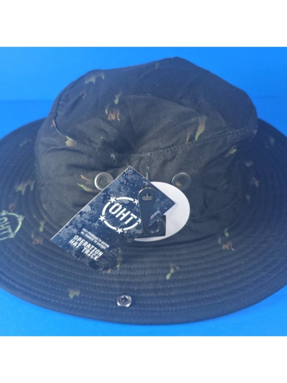 LSU Tigers Bucket Hat OHT Top of the World Camo American Flag - Picture 6 of 10